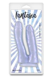 Фалоімітатор подвійний NS Novelties Fantasia фіолетовий, 17.4 см