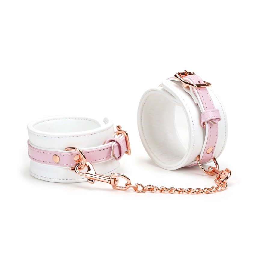 Поножи Liebe Seele White &amp; Pink Fairy Leather Ankle Cuffs