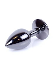 Анальна пробка - Jewellery Dark Silver Plug Green