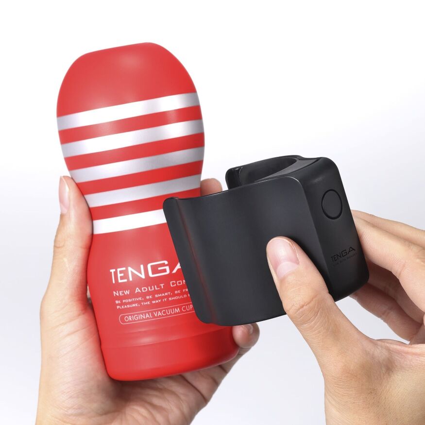 Вибронасадка Tenga CUP VIBRATOR, 7 режимов, 1 мастурбатор в комплекте