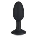 Анальная пробка с кристаллом You2Toys Butt Plug Diamond S, силикон, черная