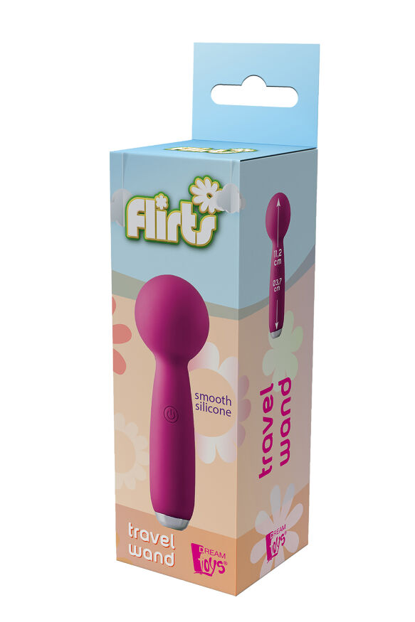 Міні вібратор мікрофон Dream Toys FLIRTS TRAVEL WAND PINK