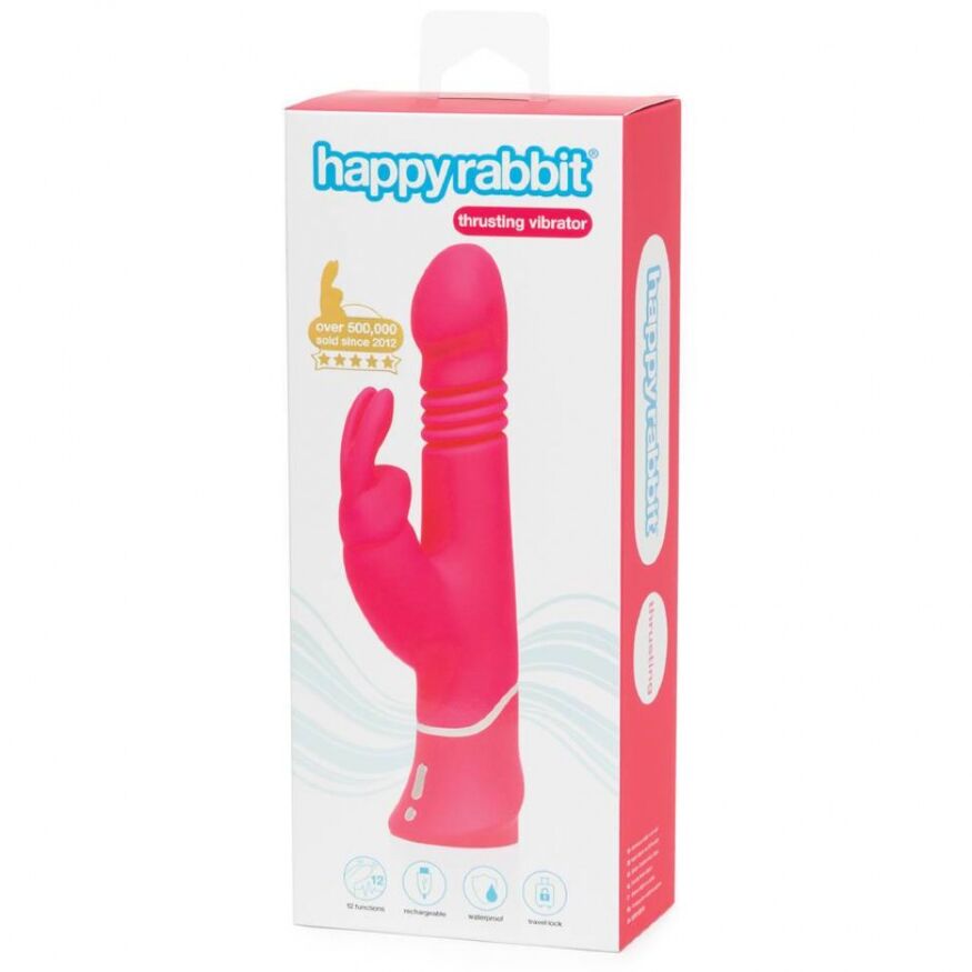 Вибратор кролик Happy Rabbit Thrusting Realistic