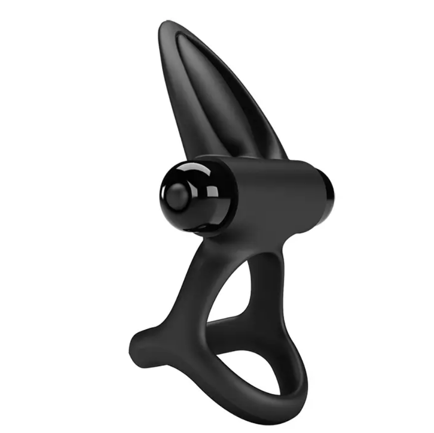 Ерекційне вібро кільце Pretty Love - Vibration Cock Ring, 10 vibration functions Black
