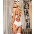 Костюм медсестры S/M Sunspice, белый, 4 предмета