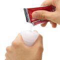 Мини мастурбатор нереалистичный Tenga Pocket Crystal Mist, с рельефом, белый