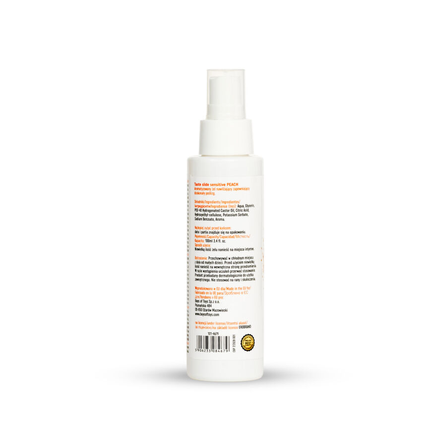 Интимный гель-лубрикант - MyLove Taste Slide Sensitive Peach, 100 мл
