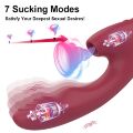 Подвійний вібратор Wibrator-Silicone Vibrator USB 7+7+7 функцій