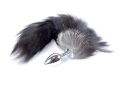 Анальна пробка хвіст - Fox Tail 2XL - Black