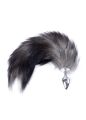 Анальна пробка хвіст - Fox Tail 2XL - Black