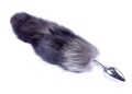Анальна пробка хвіст - Fox Tail 2XL - Black