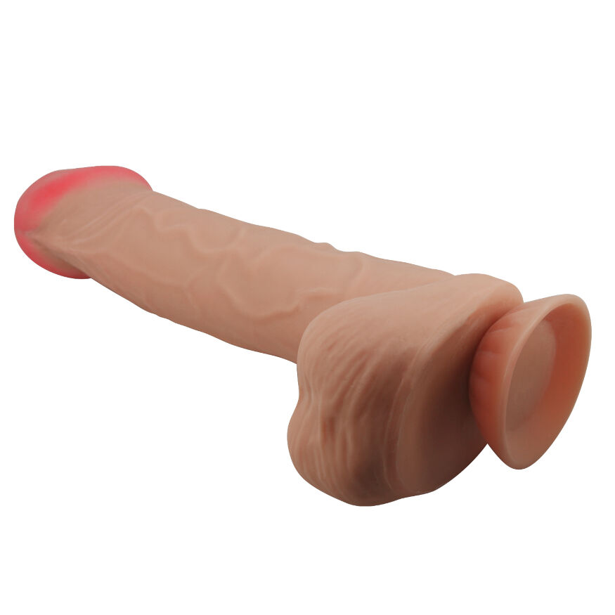 Большой член с эффектом скользящей кожи Pretty Love Sliding Skin Mendel 10.2" Flesh