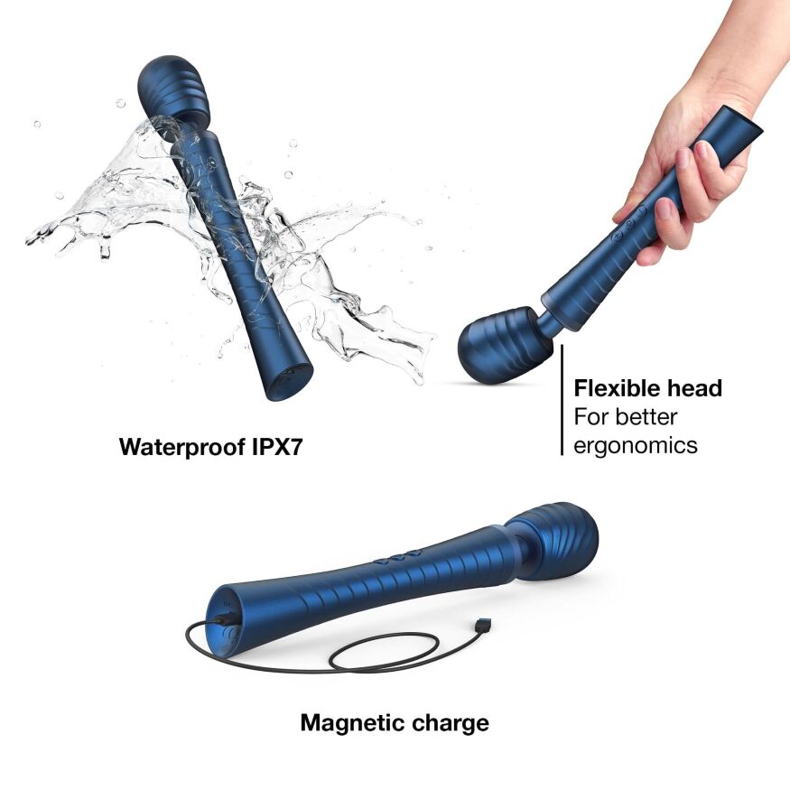 Вібромасажер Manwan MAN.WAND EDGY Stellar Blue