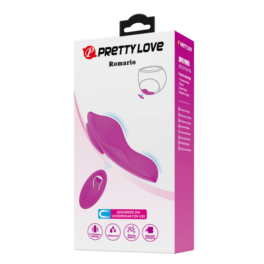 Стимулятор клитора c пультом ДУ Pretty Love - ROMARIO, BW-022100W