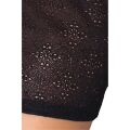 (SALE) Сорочка приталенная CAROLYN CHEMISE black 4XL/5XL - Passion, трусики