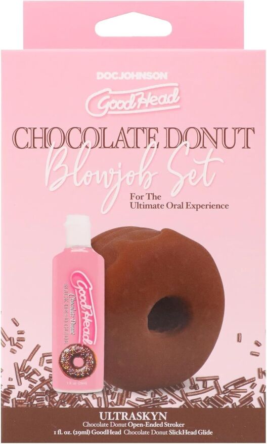 Набор для минета Doc Johnson GoodHead Chocolate Donut Blowjob Set (мятая упаковка!!!)