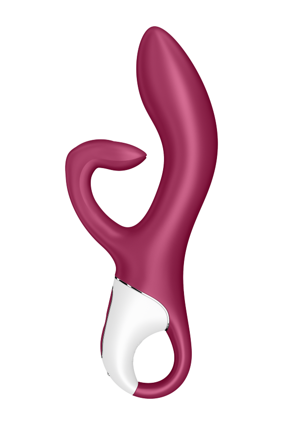 Гнучкий подвійний вібратор SATISFYER EMBRACE ME бордовий