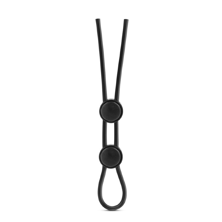 T331085 Регулируемое эрекционное кольцо STAY HARD DOUBLE LOOP BLACK