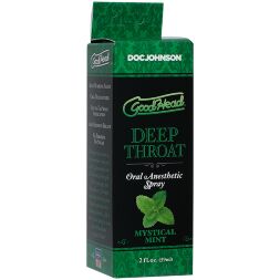 Спрей для мінету Doc Johnson GoodHead DeepThroat Spray - Mystical Mint 59 мл для глибокого мінету