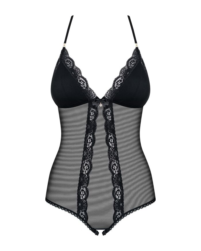 Боді - Obsessive 841-TED-1 Body Black - S/M