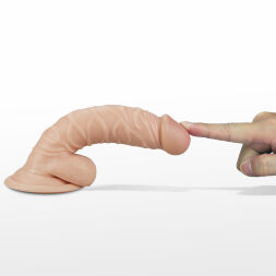 Реалистичный фаллоимитатор с вибрацией Real Extreme Vibrating Dildo 7.5"