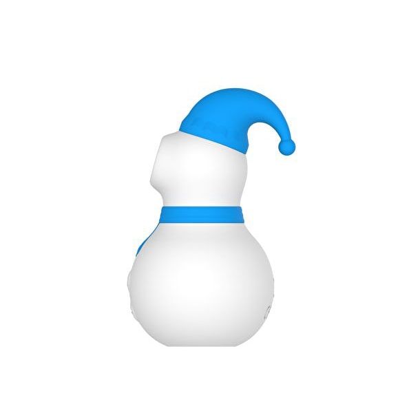 Вакуумный стимулятор клитора Снеговик Chisa Snowman Blue