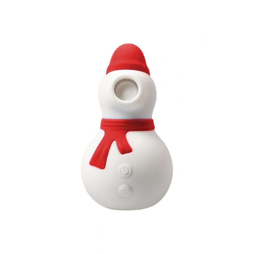 Вакуумный стимулятор клитора Снеговик Chisa Snowman Blue