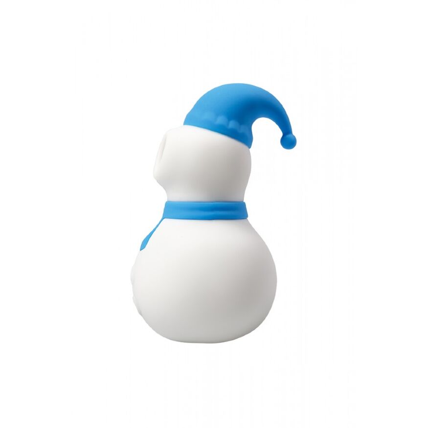 Вакуумный стимулятор клитора Снеговик Chisa Snowman Blue