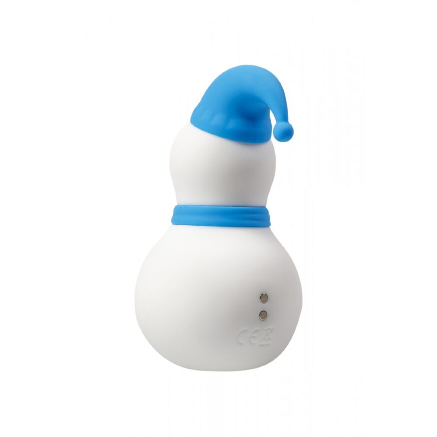 Вакуумный стимулятор клитора Снеговик Chisa Snowman Blue