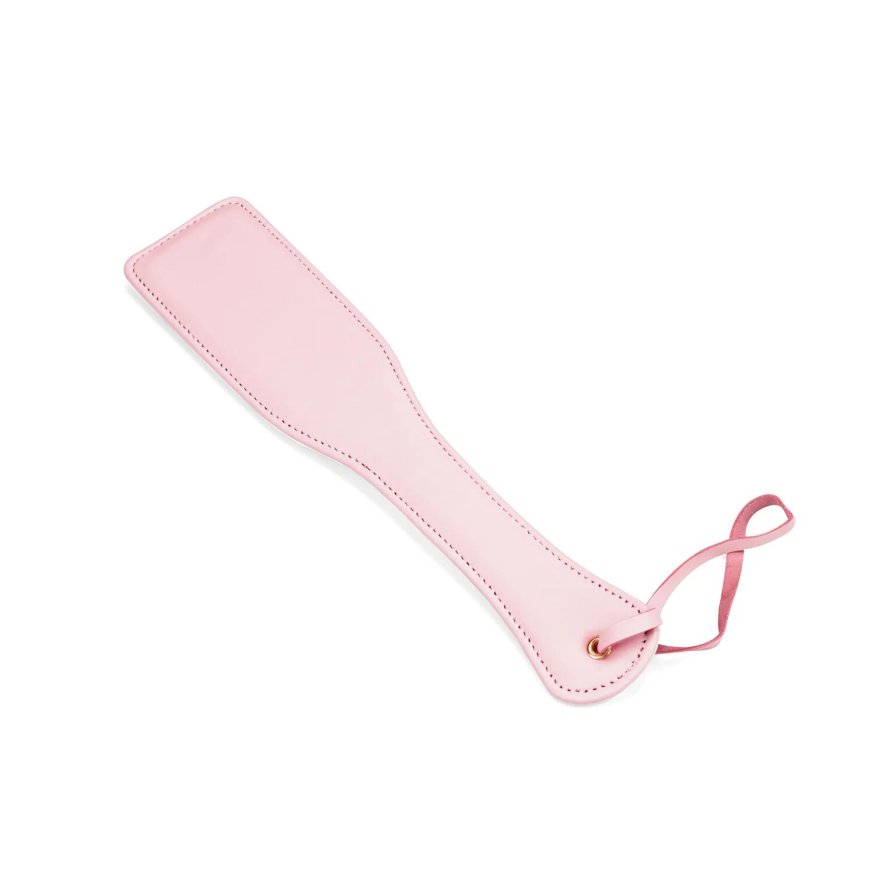Паддл Liebe Seele White &amp; Pink Leather Paddle