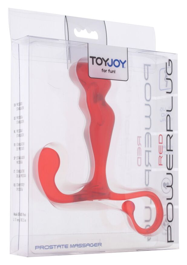 Масажер простати ToyJoy Power Plug Prostate Massager, червоний