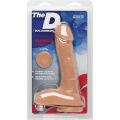Фалоімітатор Doc Johnson The D - Super D - 9 Inch With Balls - ULTRASKYN, діаметр 5,1 см