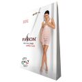 Бодистокинг-платье с открытой грудью Passion BS092 white
