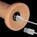 Большой реалистичный вибратор - LoveToy Vibrating Power Basics Cock 10"