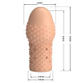 Насадка стимулирующая Pretty Love - Becks Skin, BI-026290