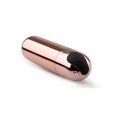 00810 / RG003 Вибропуля Rosy Gold, розово-черный, 7.5 х 2 см
