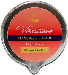 Масажна свічка - Vibratissimo Peach Grace, 100 мл