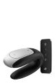 Вибратор для пар с фирменным пультом управления Satisfyer DOUBLE FUN BLACK
