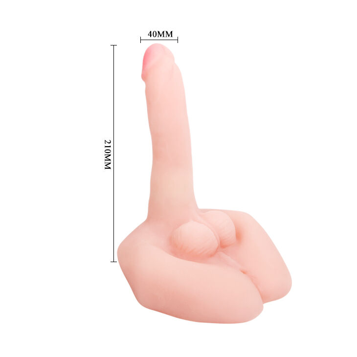 Вібратор - Mr.Big Vibrating &amp; Rotating Cock Flesh