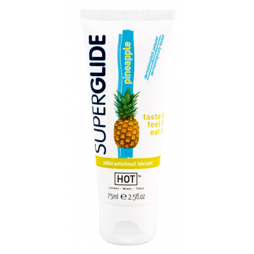Съедобный лубрикант на водной основе Superglide Pineapple, 75 мл