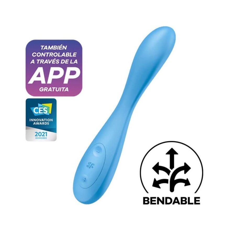 Универсальный смарт-вибратор Satisfyer G-Spot Flex 4, гибкий ствол с фиксацией положения