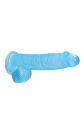 Фаллоимитатор - Realrock Dildo With Balls 6'/15 см Blue