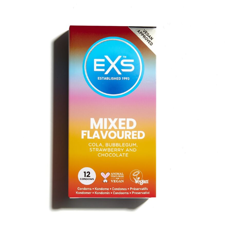 Микс ароматизированных презервативов – EXS Mix Flavoured, 12 шт.