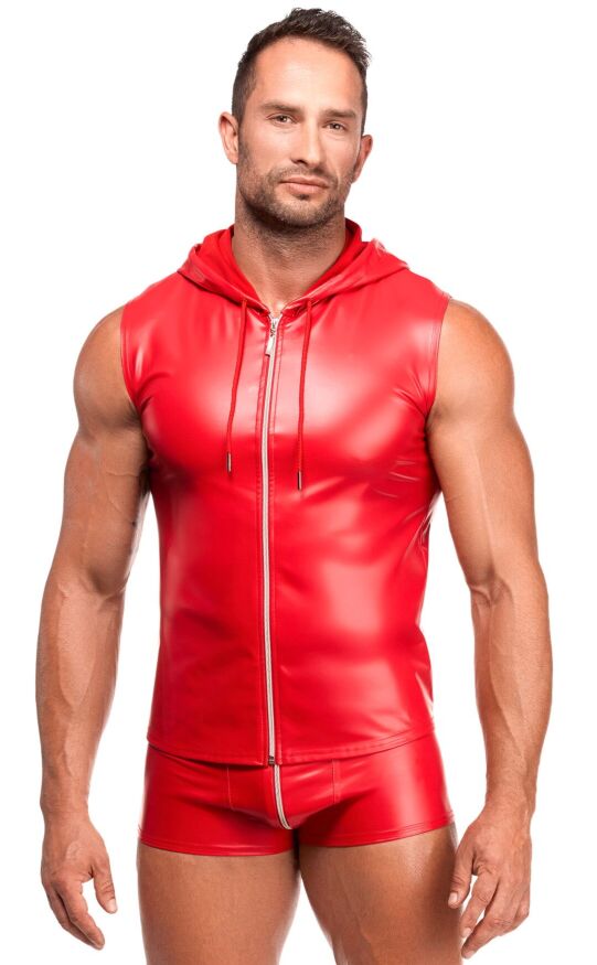 Мужской жилет с капюшоном Noir Handmade H096 Ignite hooded vest M
