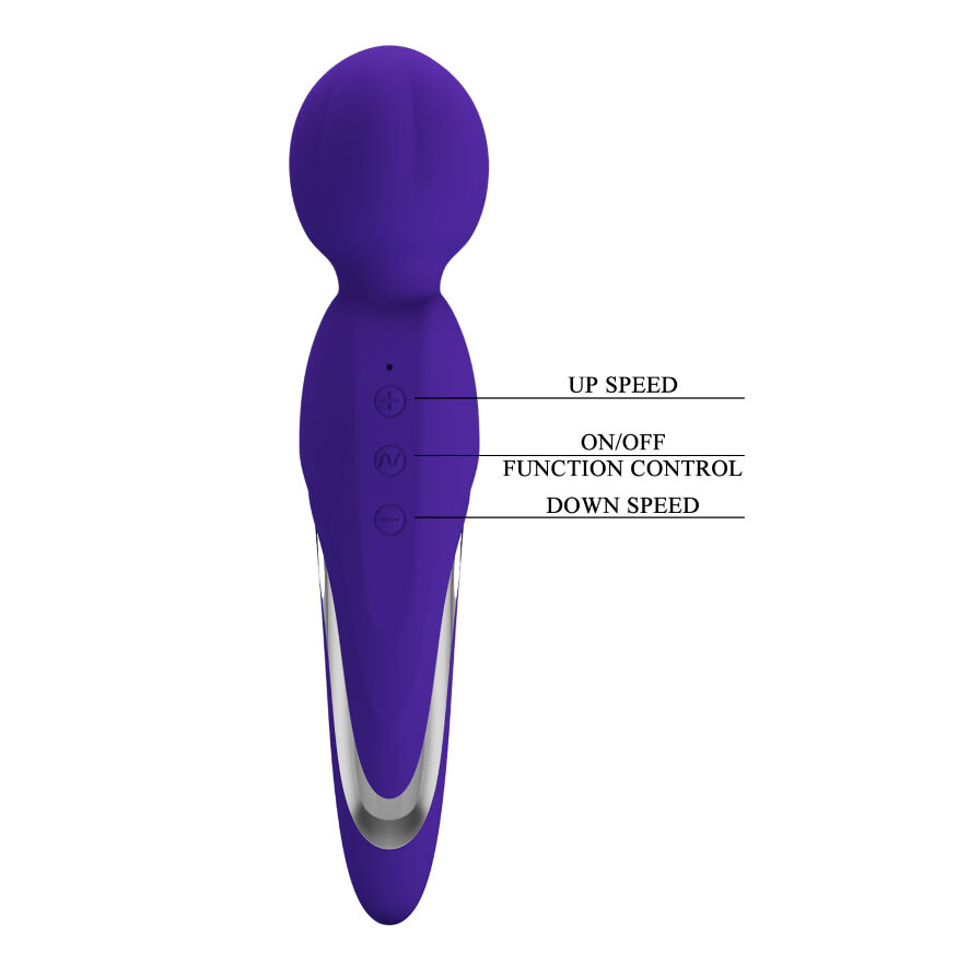 Вібромасажер Pretty Love - Fitzgerald USB Violet, BI-014622-3
