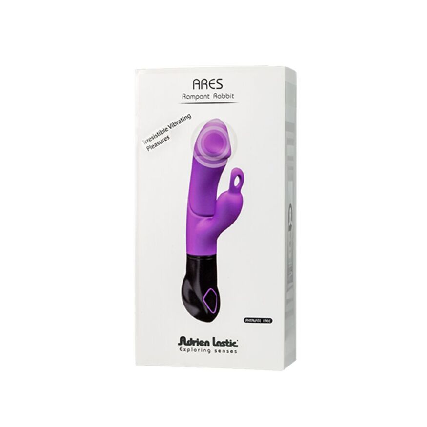 Вибратор-кролик Adrien Lastic Ares с петелькой для пальца