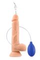 Фалоімітатор, що кінчає, Real Body  -  Cum Kane: довжина 21,5 см, діам. 3,8 см, ТРЕ, присоска