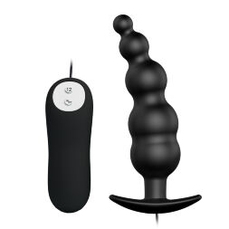 Анальная пробка - Pretty Love Special Anal Stimulation Vibrating Butt Plug Black
