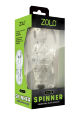 Мастурбатор прозрачный ZOLO GRIPZ SPINNER