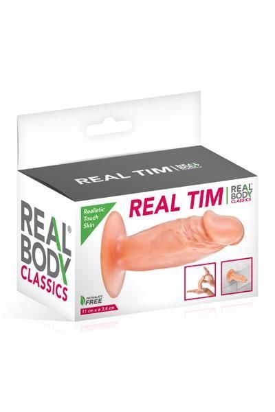Фалоімітатор Real Body  -  Real Tim Flash, TPE, діаметр 3,4 см